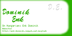 dominik enk business card